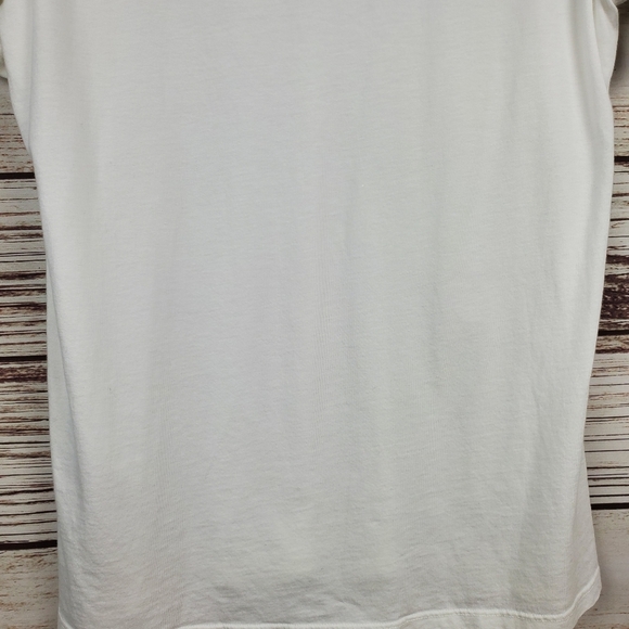 American Giant Mens Medium White Short Sleeve Crew Neck T-Shirt Tee #4 - Picture 8 of 9